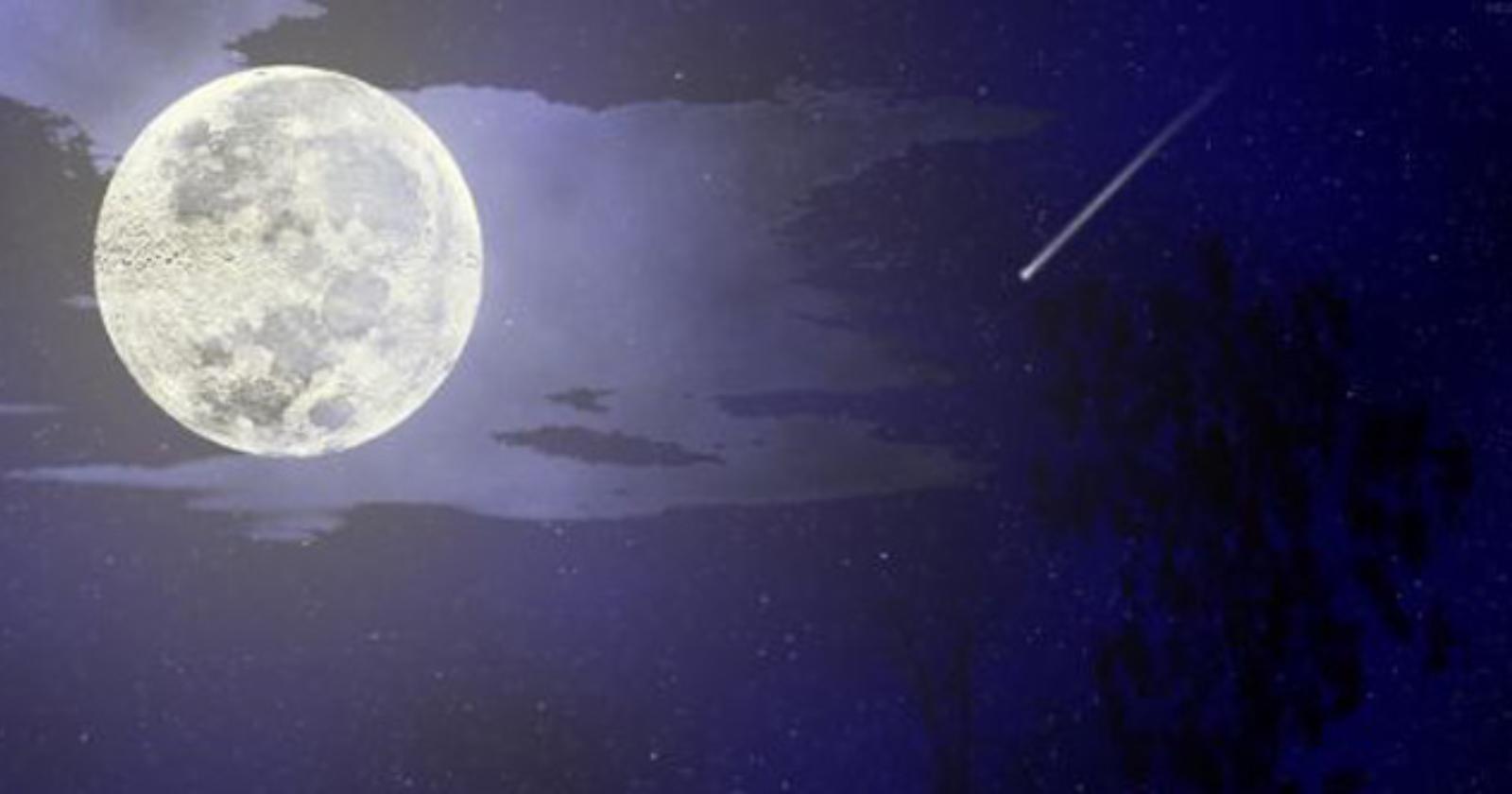 Pure le stelle cadenti vanno in vacanza: c'è la Super Luna