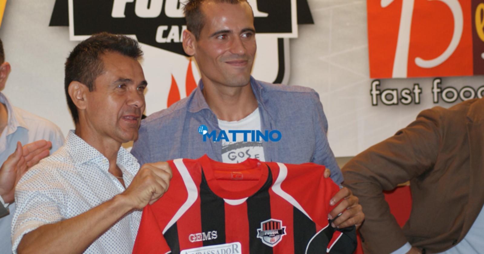 Il Foggia in campo con Potenza