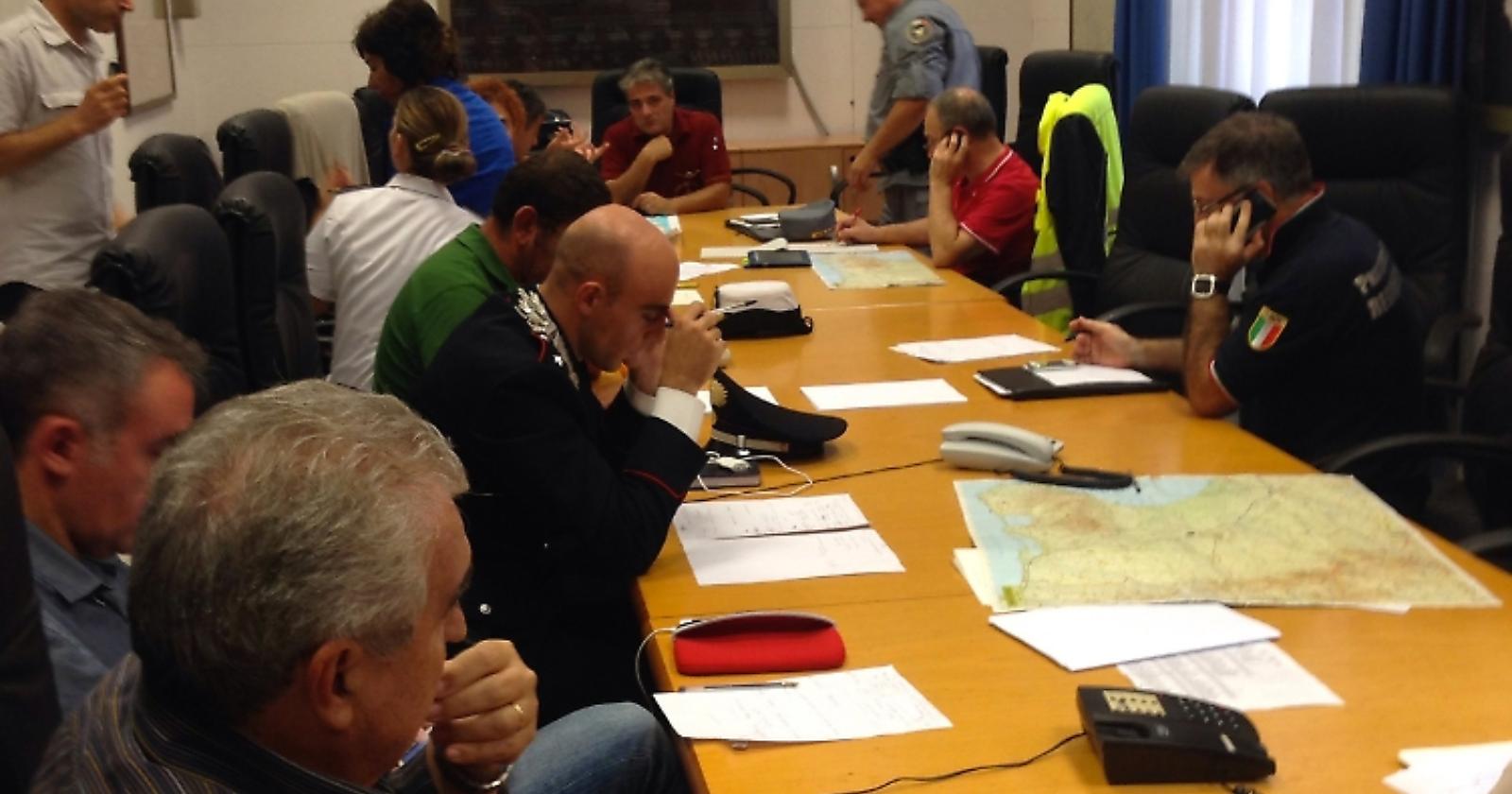 Maltempo:  in Prefettura riunita l'unità di crisi
