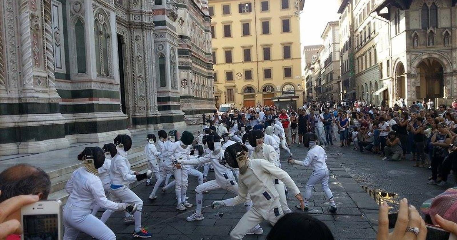 Al più grande Flash Mob di scherma c'è anche Foggia