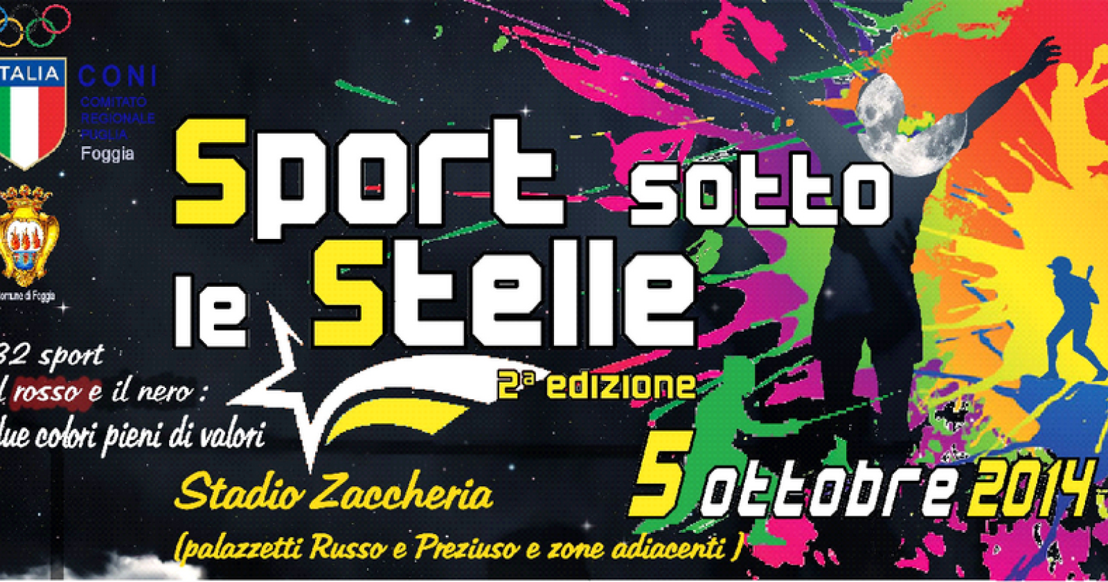 A "Sport sotto le stelle" ci sarà solo l'imbarazzo della scelta: 35 discipline sportive si incontrano allo "Zaccheria"