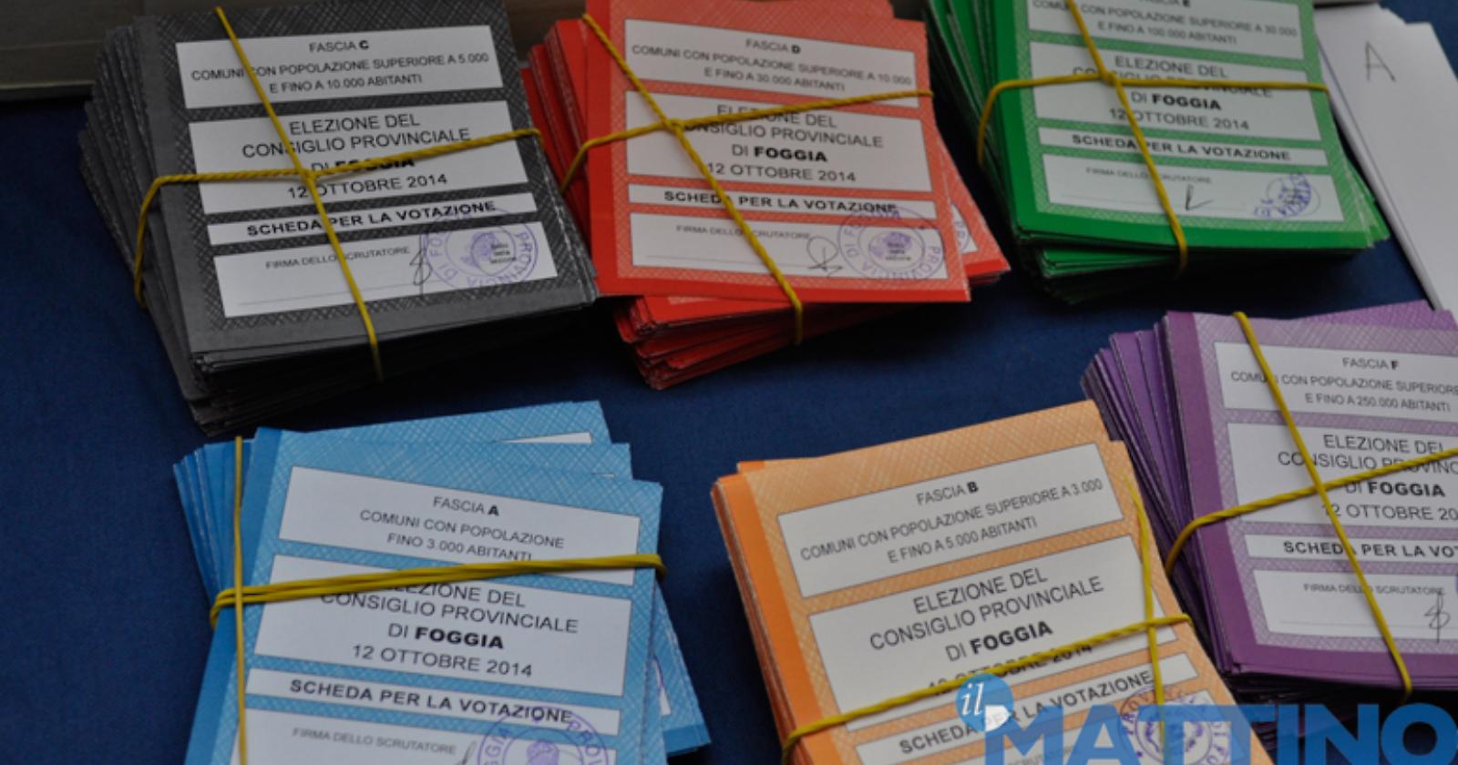 Elezioni provinciali, mancano all'appello i consiglieri di Foggia e dei piccoli comuni