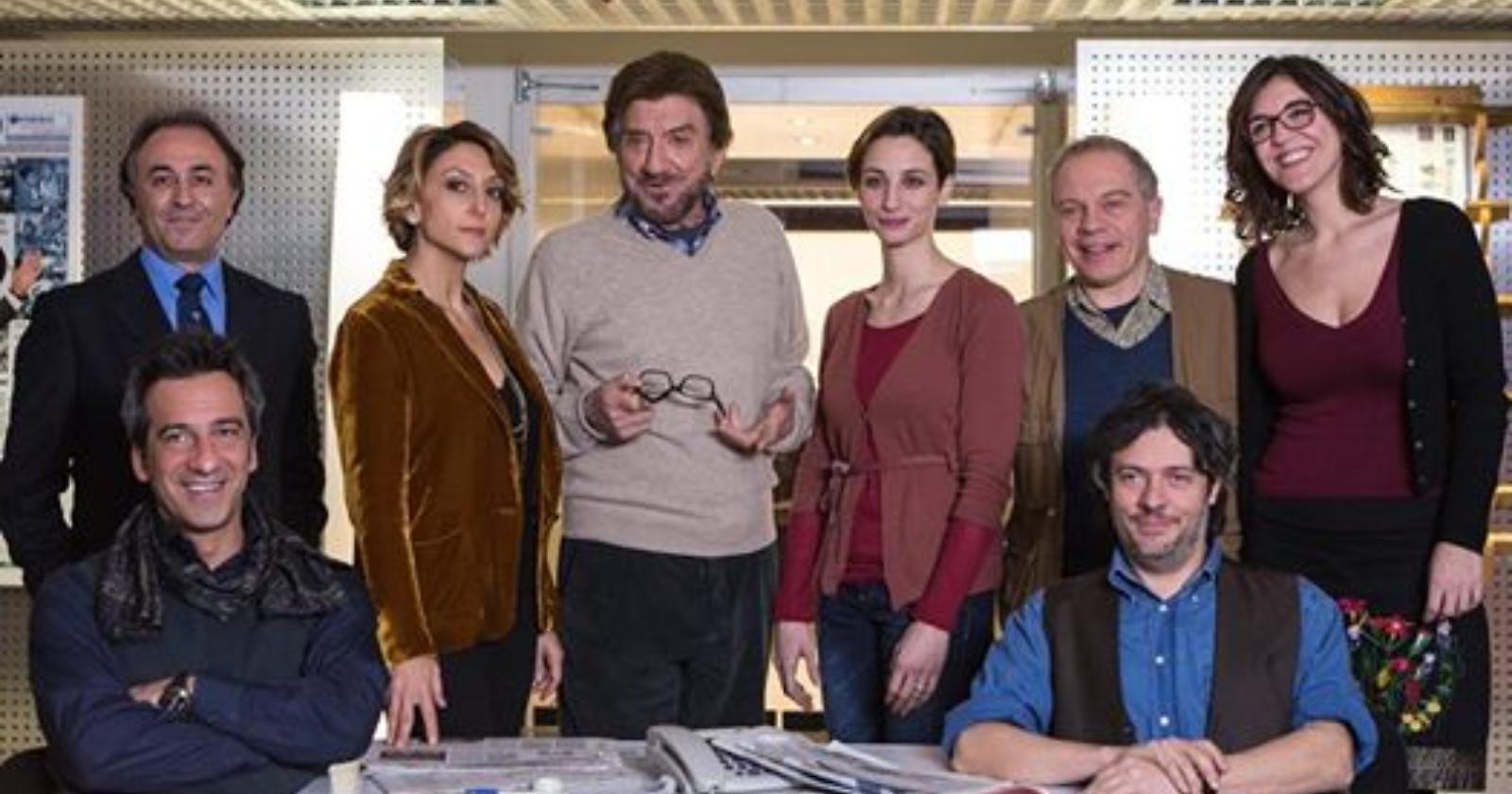 Michele De Virgilio  giornalista "cattivo" con Gigi Proietti in "Una pallottola nel cuore" 