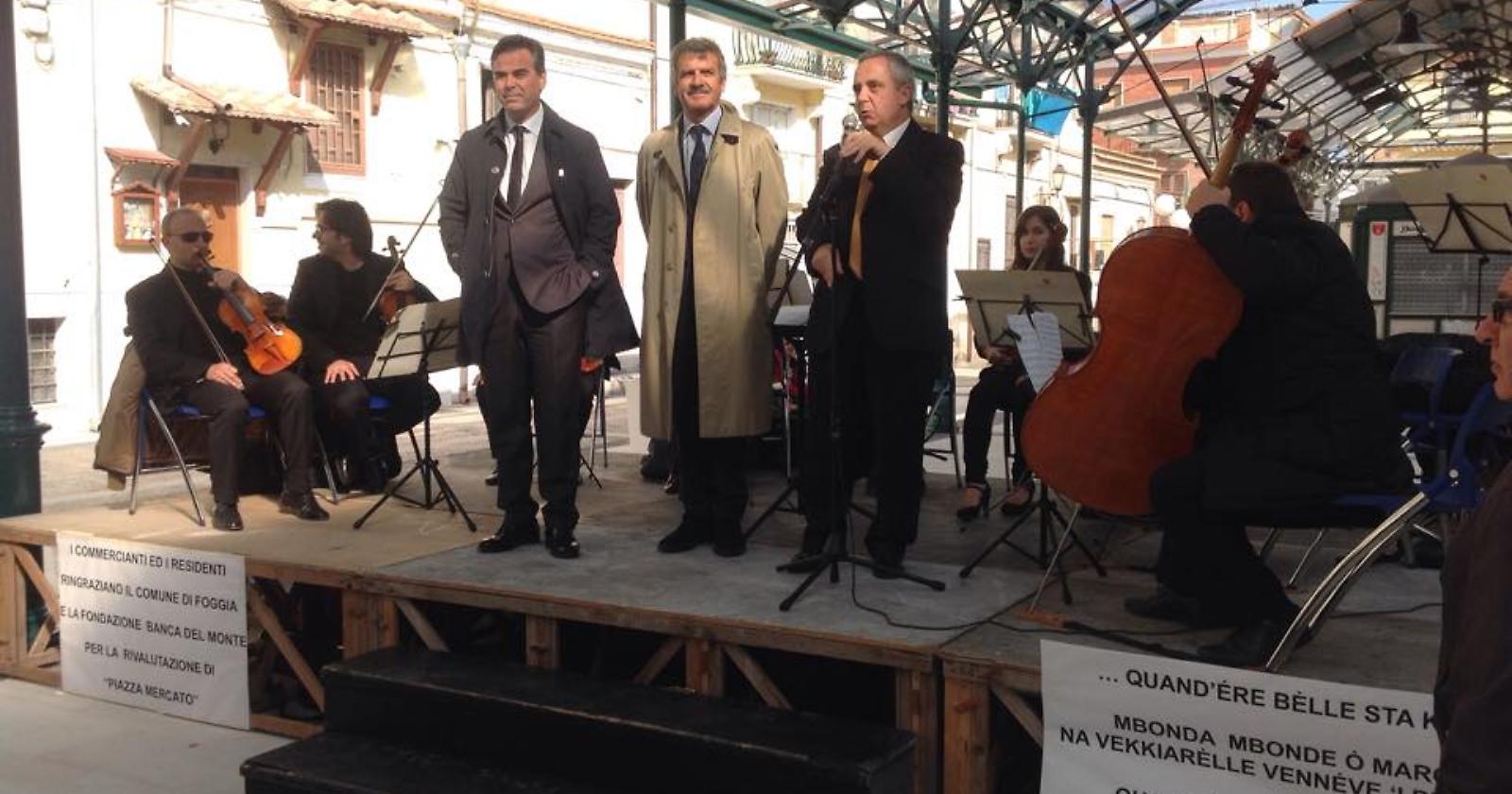 Riecco Piazza Mercato, dove la Foggia antica palpitava di vita