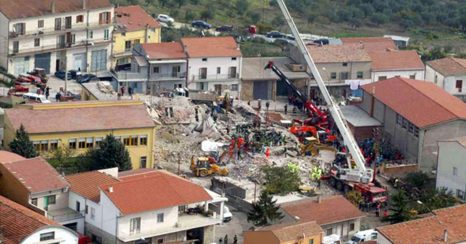 Oggi, 2 novembre 2002, l'ultima scossa del terribile terremoto che ha colpito San Giuliano: danni anche in molti comuni del Subappennino dauno