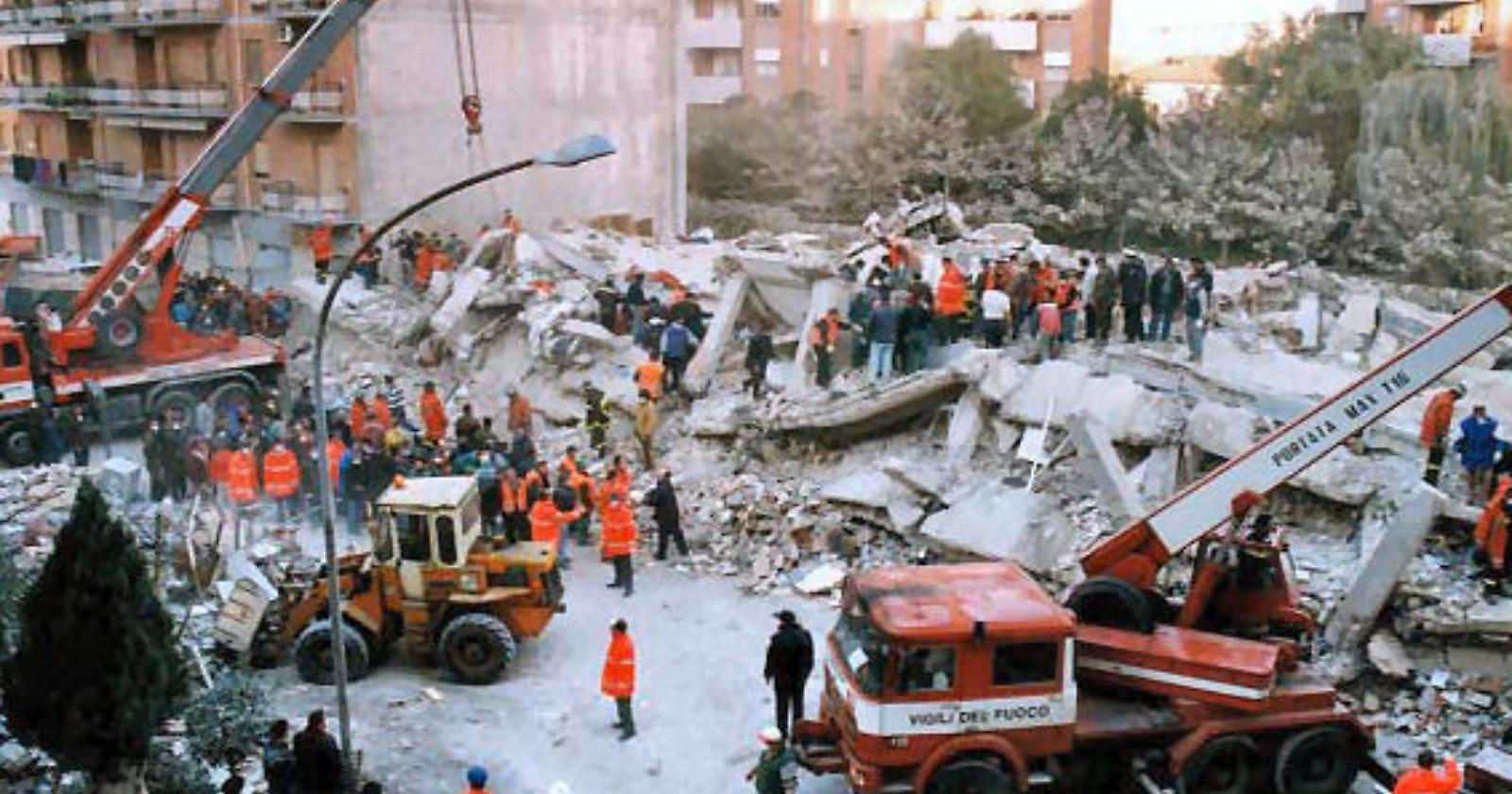Oggi, 11 novembre 1999, la più grossa tragedia del dopoguerra a Foggia: il crollo di Viale Giotto