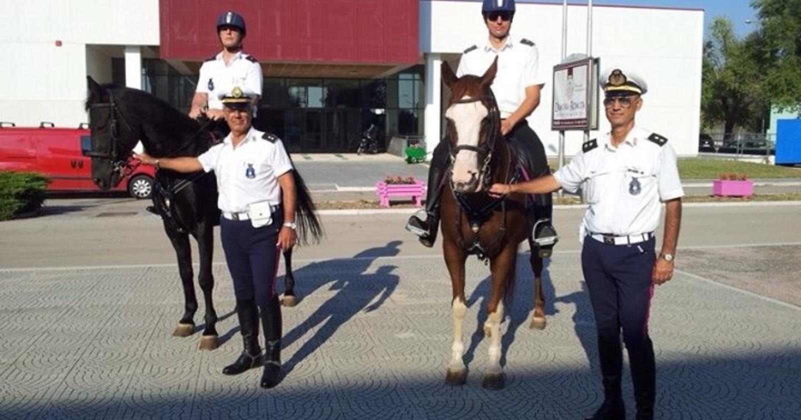 Foggia, i Vigili "stalloni" arrivano anche in città