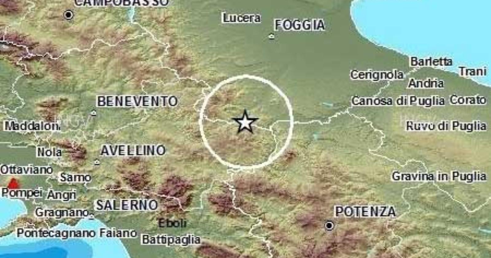 Tremano i Monti dauni: la scossa avvertita forte a Rocchetta, Candela, S. Agata
