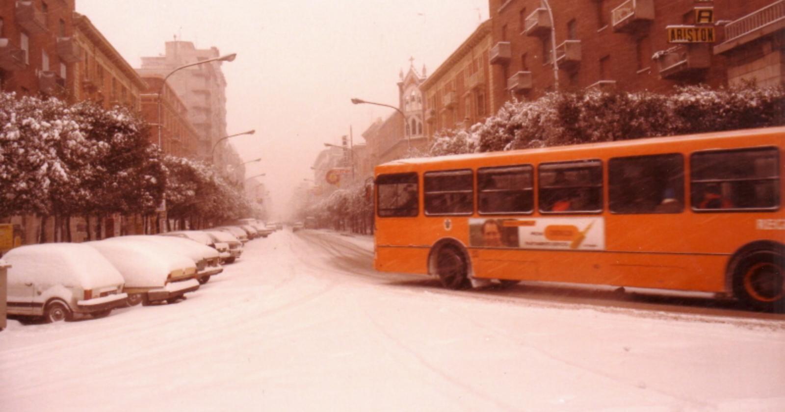 Oggi, 4 gennaio 1985, la stazione Amendola rileva a Foggia la più bassa temperatura mai registrata: -10,4 C°