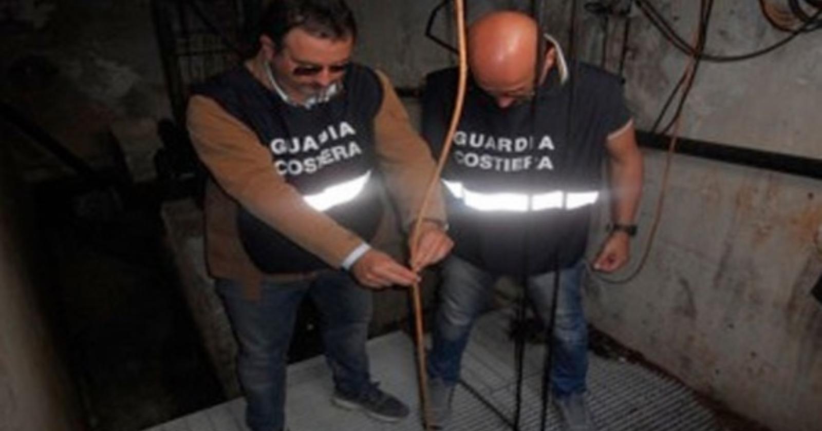 Capitaneria, Mattinata: sequestrata conduttura di scarico a mare