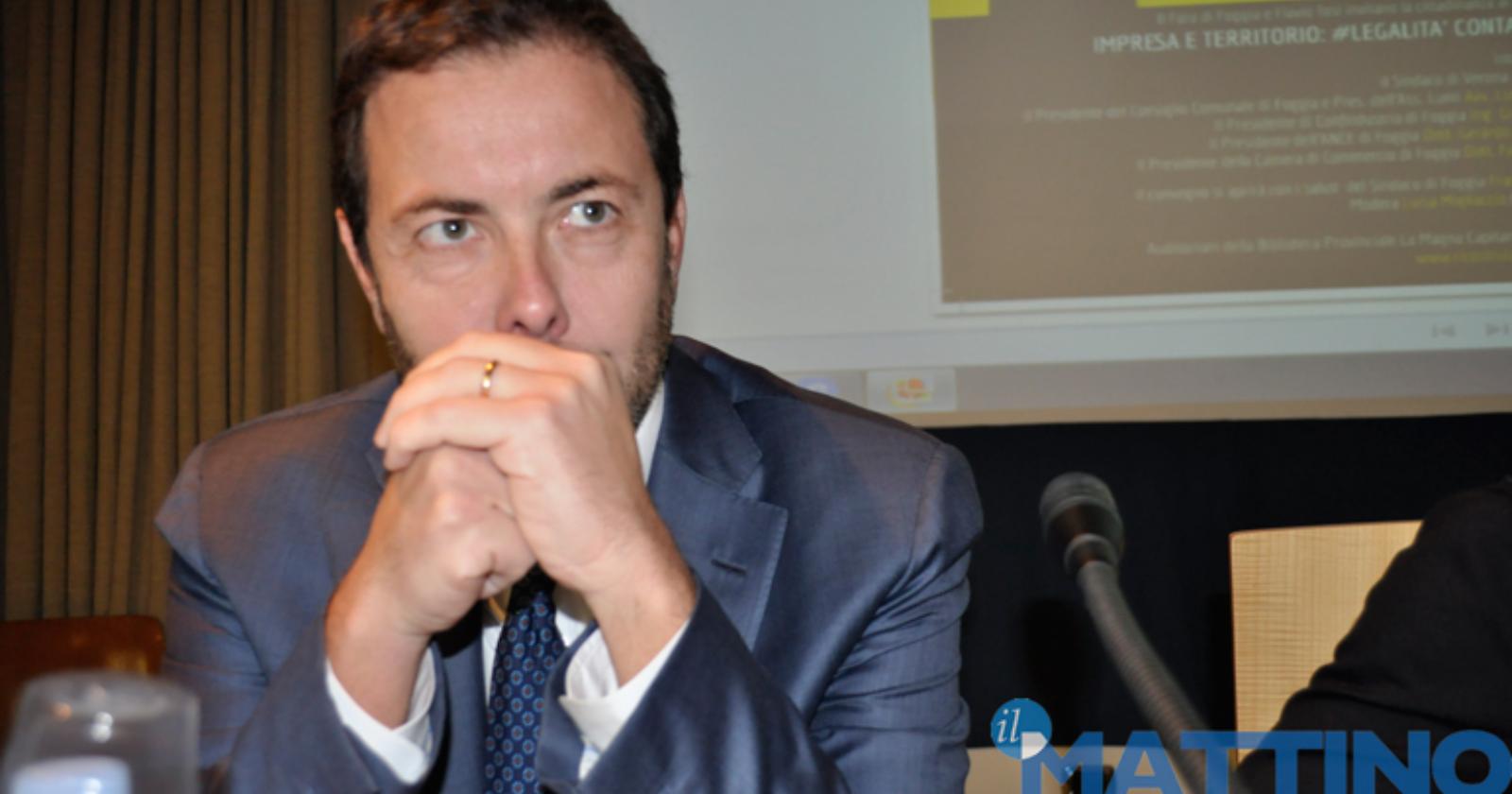Gino Lisa, Porreca: «Caro Delrio la Capitanata è cosa seria, non si liquida con una battuta»