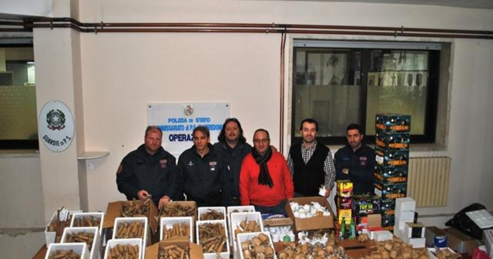 Una "Santabarbara" nascosta nelle masserie manfredoniane: tre denunciati