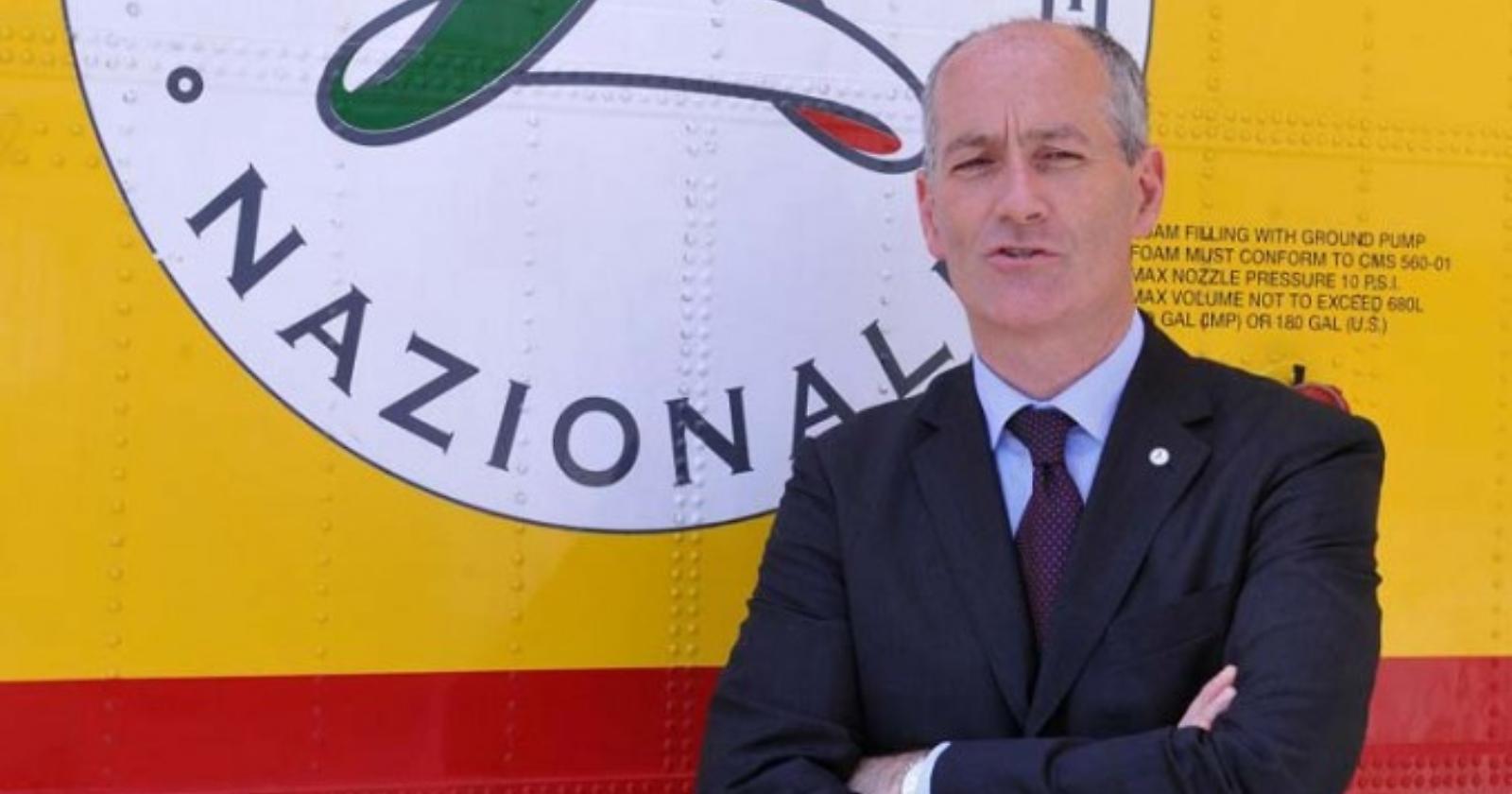 Il capo della Protezione Civile, Franco Gabrielli, a Foggia il 30 marzo