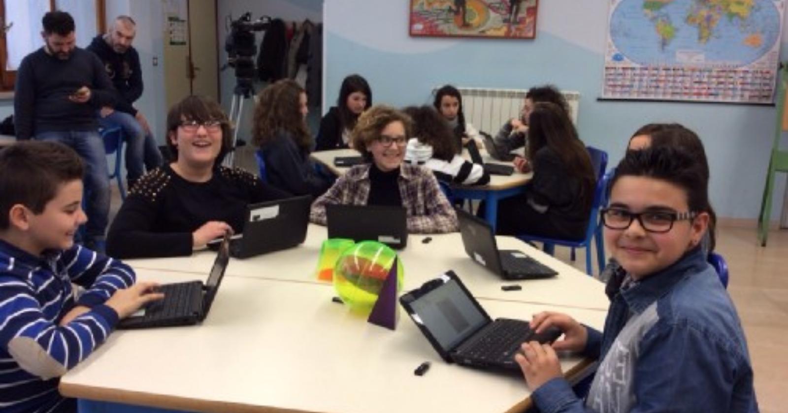 Le telecamere di Rai Scuola alla Zingarelli-da Feltre, e la matematica diventa uno show