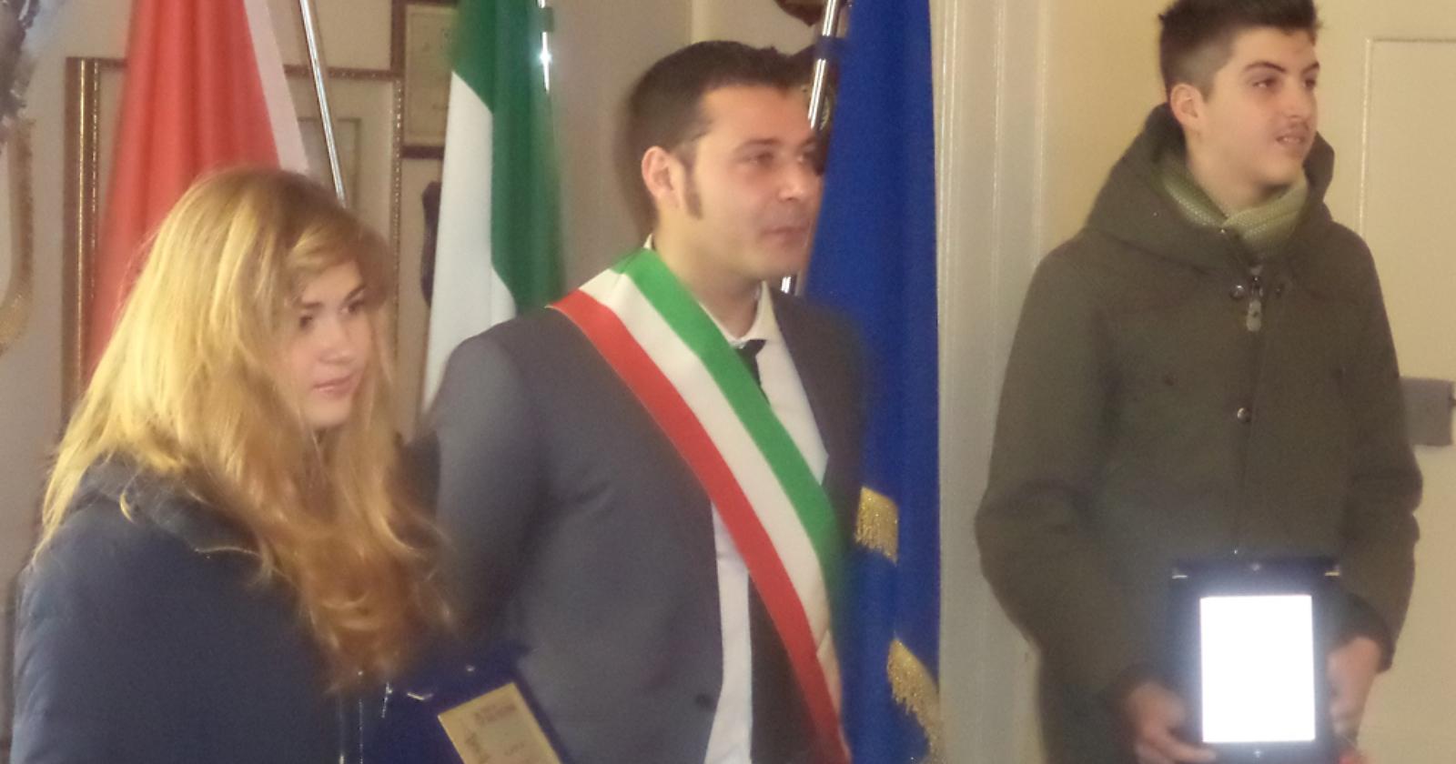 Ilaria Nardelli e Emanuele Grittani bandiera di Capitanata al "Trofeo delle Regioni" di Basket a Roma