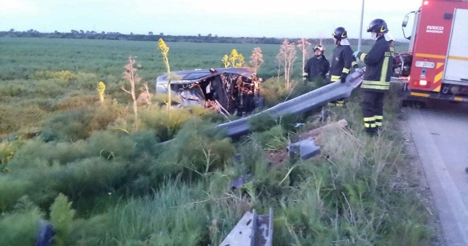 Incidente stradale: un morto sulla Sp66, tra Zapponeta e Trinitapoli