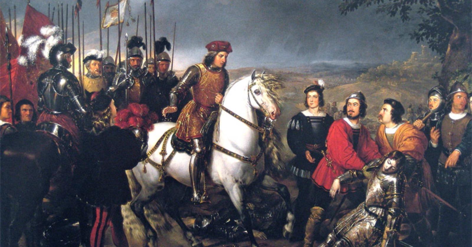 Oggi, 28 Aprile 1503,  a Cerignola  il memorabile scontro tra Francesi e Spagnoli per il dominio sulle regioni del sud Italia