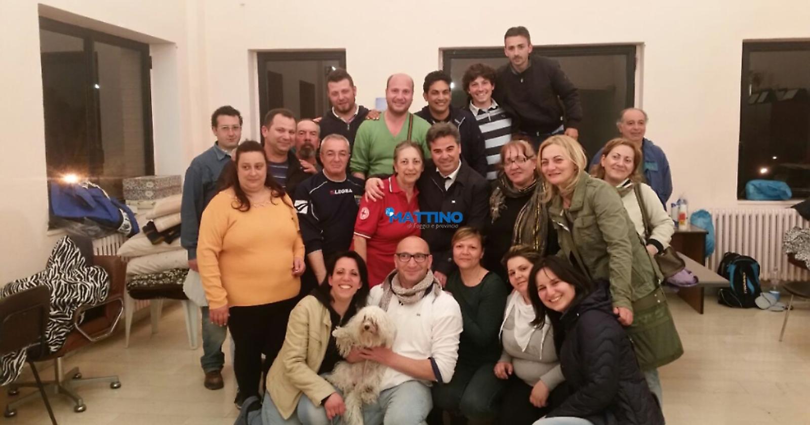 E Landella festeggia con gli sfrattati il suo compleanno
