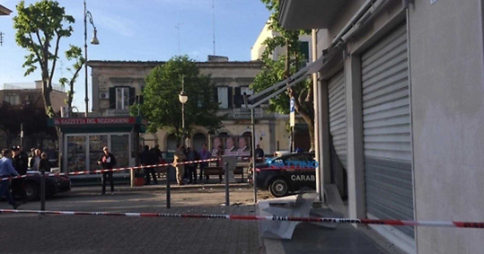 Bomba a "Leonardo in centro":  «Ho ben otto dipendenti e con loro continuerò a lavorare qui a Foggia»