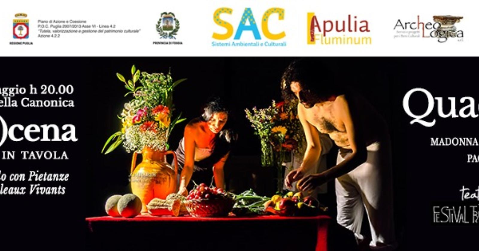 Sant’Agata di Puglia ospita “In (S)cena: Teatro in Tavola”