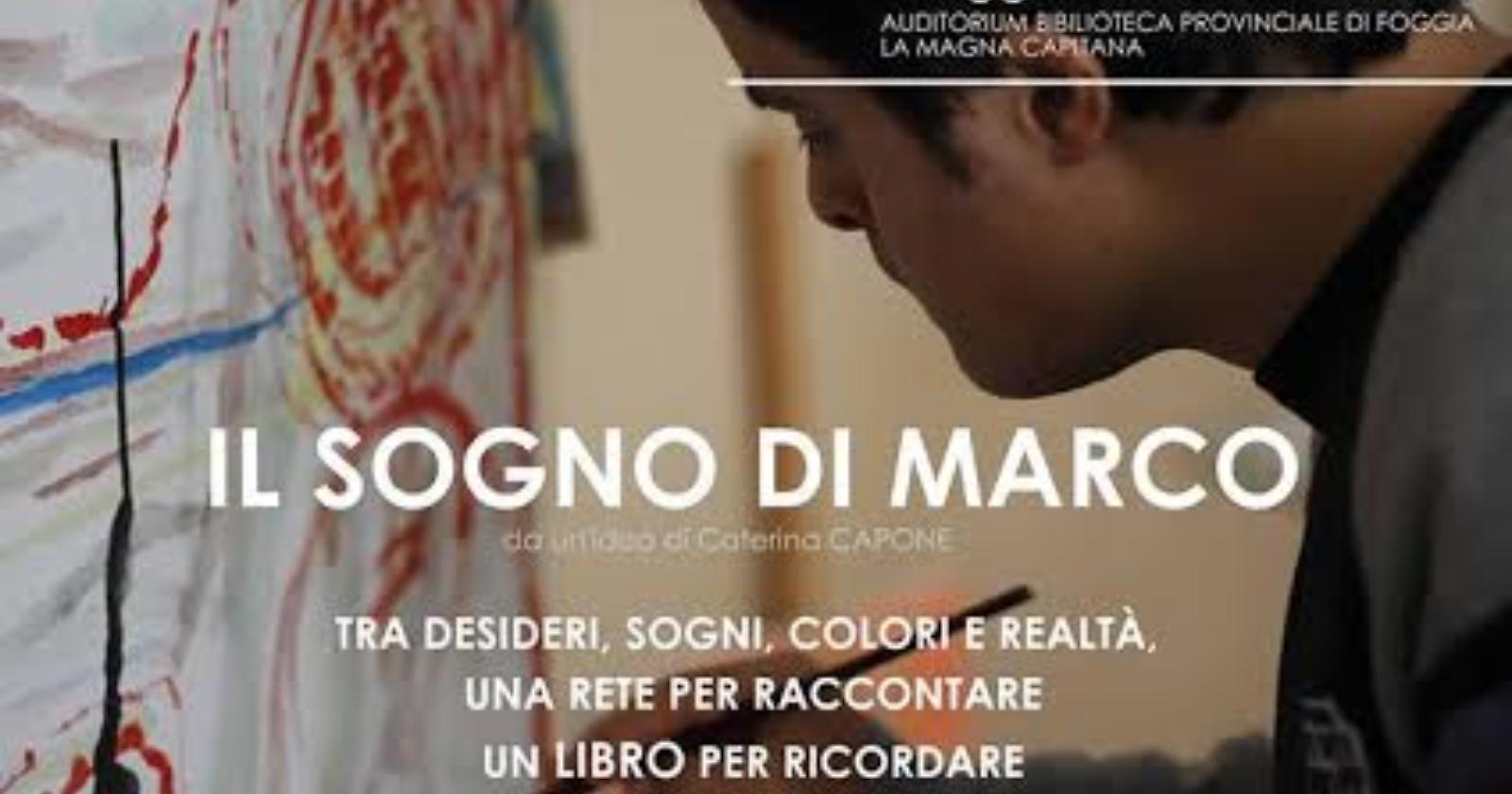 Marco Mastrangelo racconta il "suo sogno" in Biblioteca provinciale