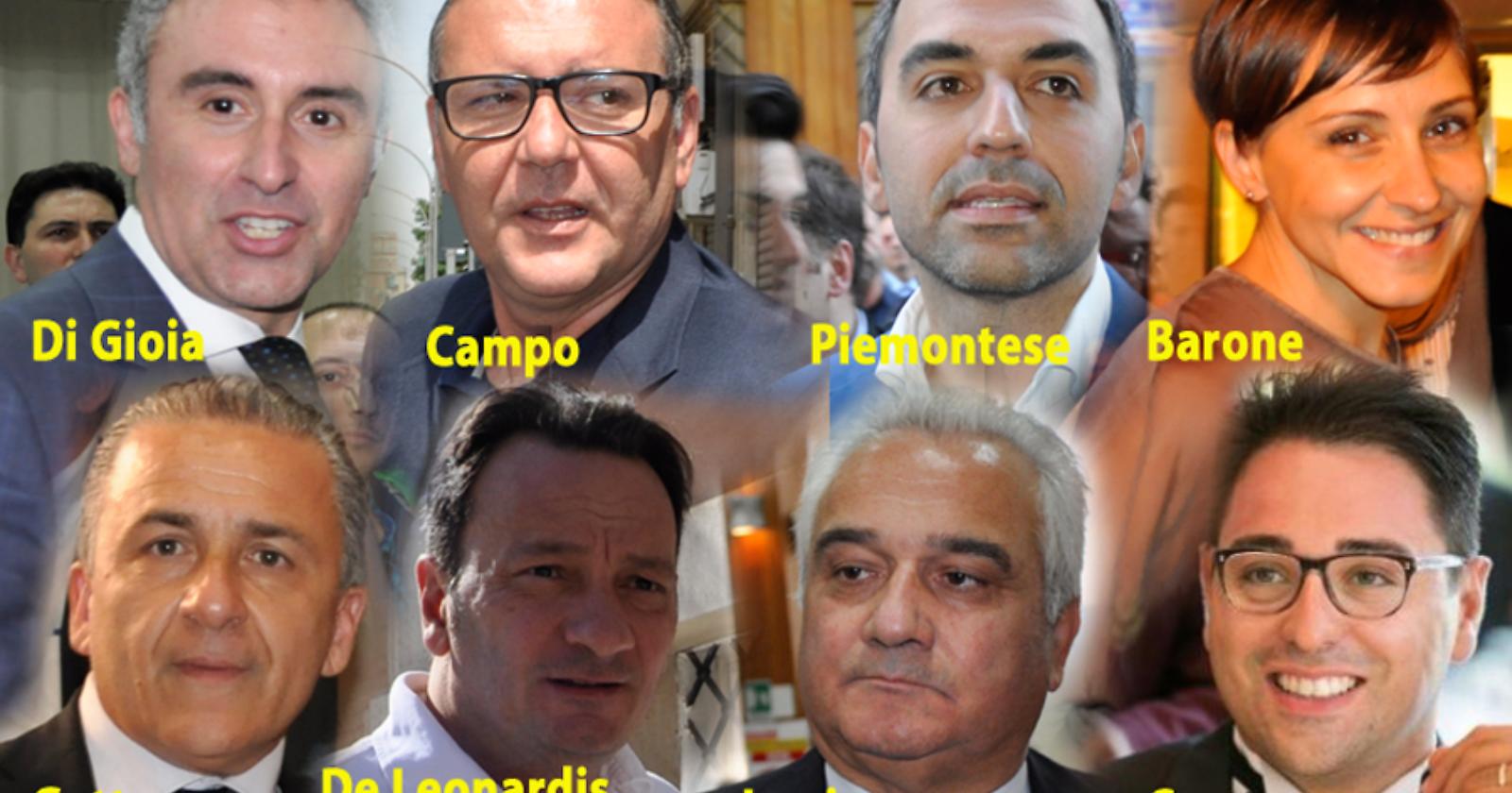 Sarà questa, molto probabilmente, la squadra dei consiglieri regionali che ci rappresenterà a Bari
