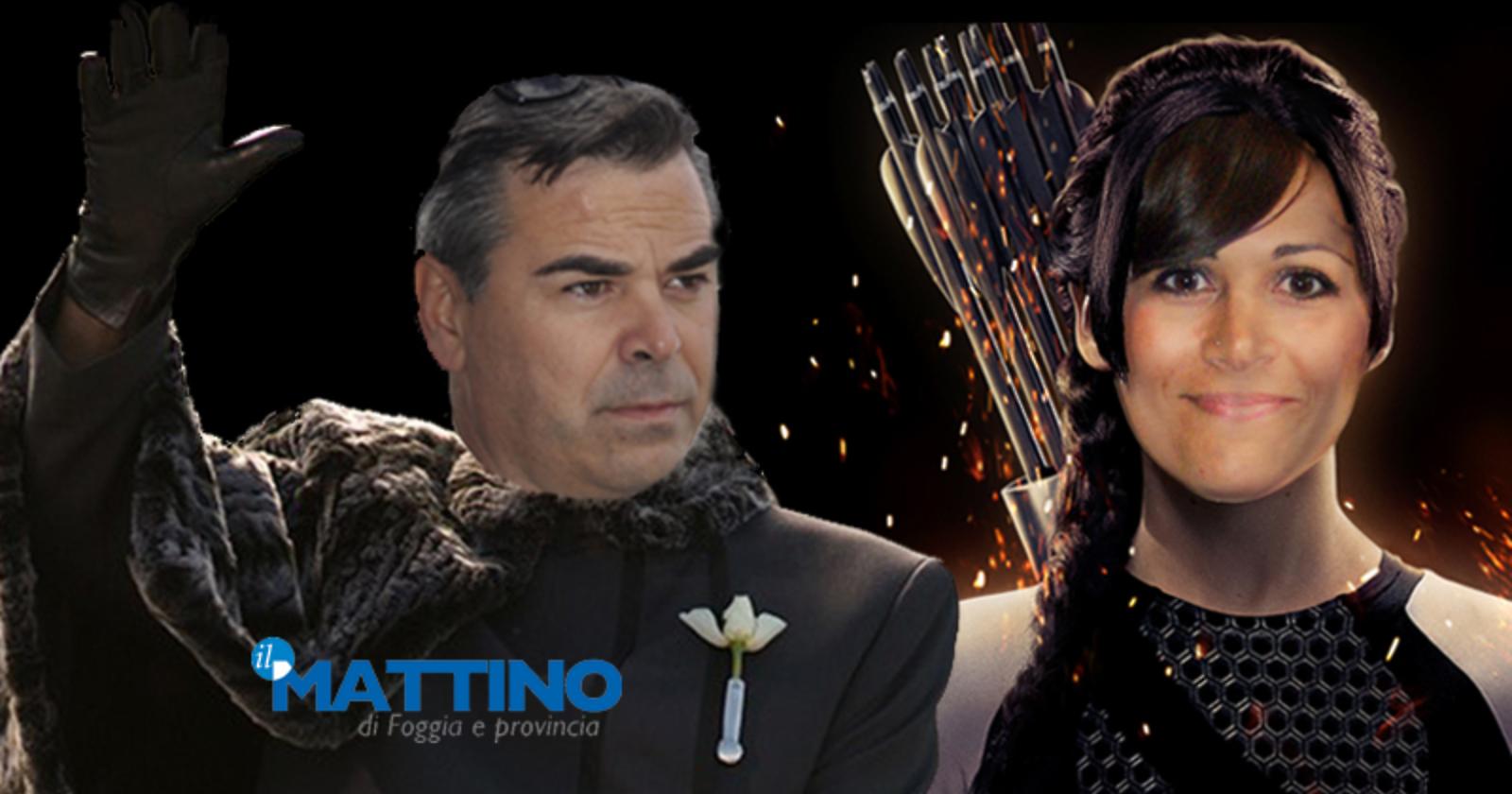 Foggia Hunger Games, la rivolta dei "Distretti" contro Franco "Snow" scatenati dalla bella Jenny "Katniss"
