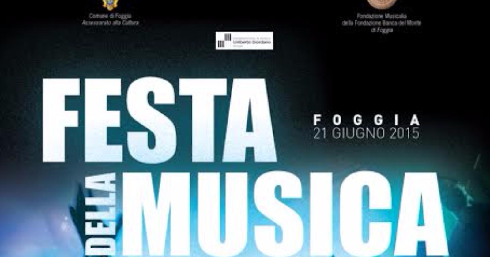 “Festa della Musica” 2015. Nelle piazze di Foggia, i talenti del territorio