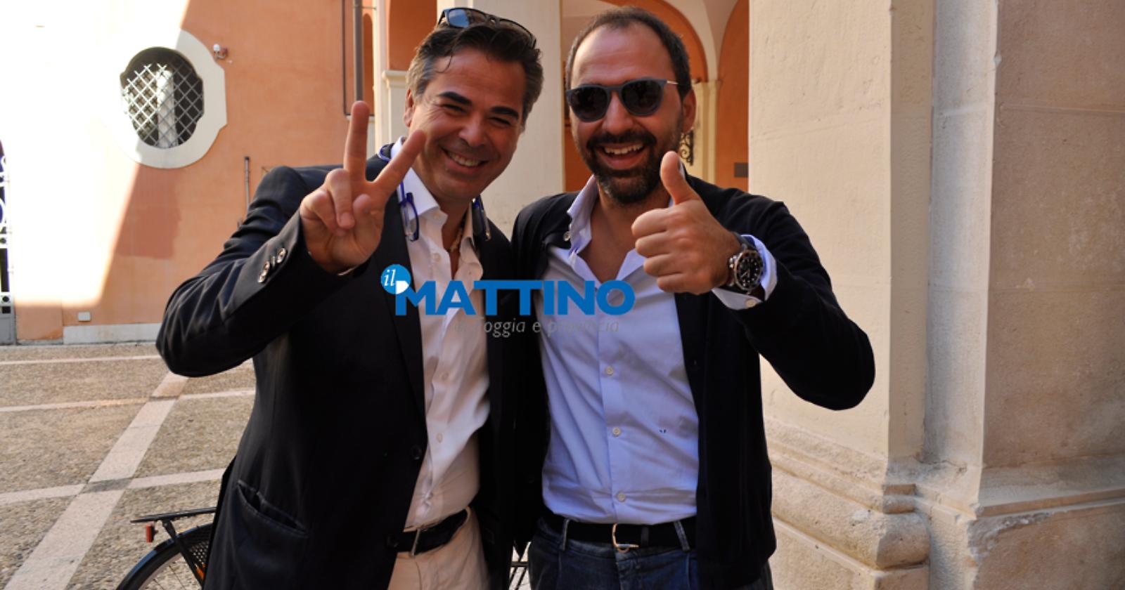 Franco Landella si coccola Raffaele Piemontese