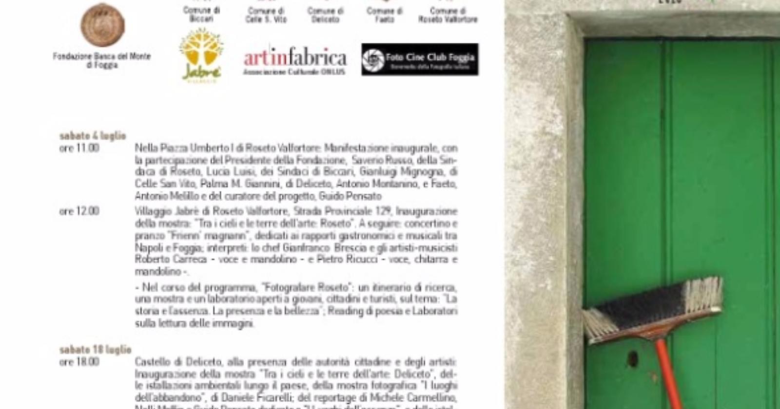 “Il cielo e le terre” a Biccari l’1 agosto