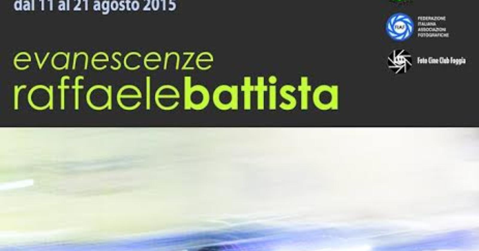 Questa sera Raffaele Battista 