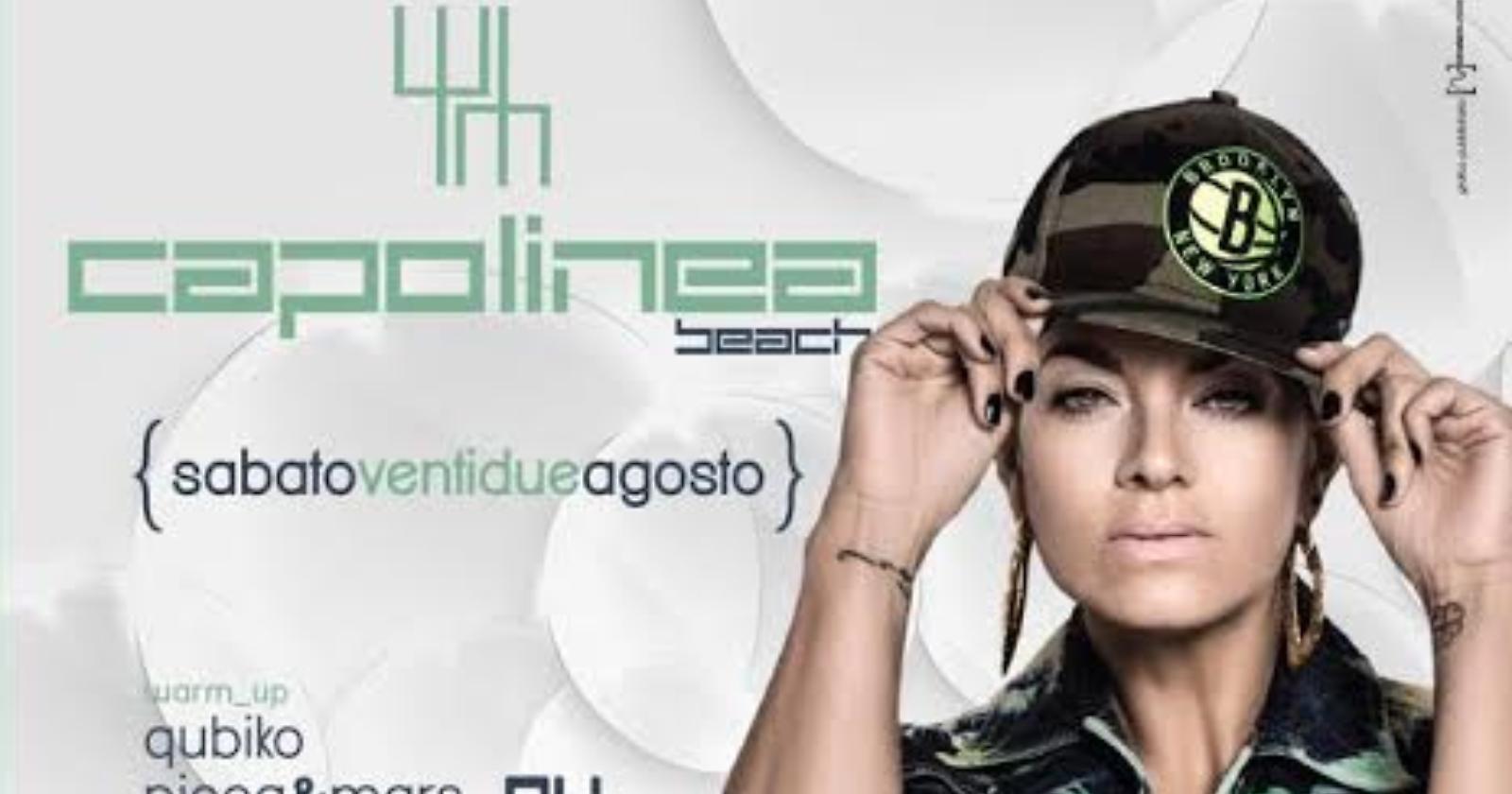 Ananè Vega al disco club Capolinea Beach