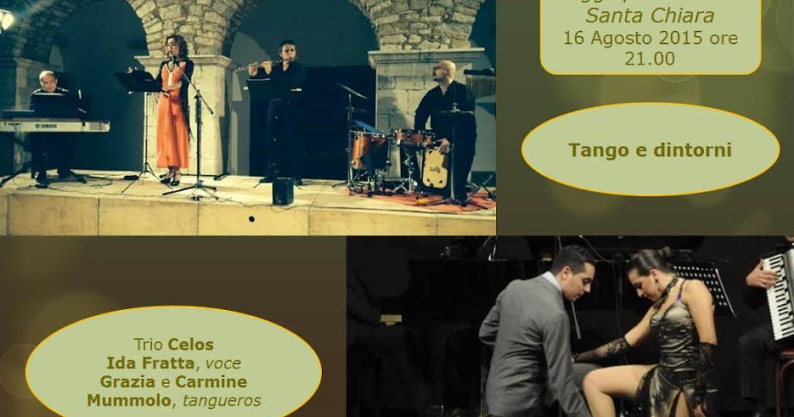 Nel chiostro di Santa Chiara a Foggia “Tango e dintorni”