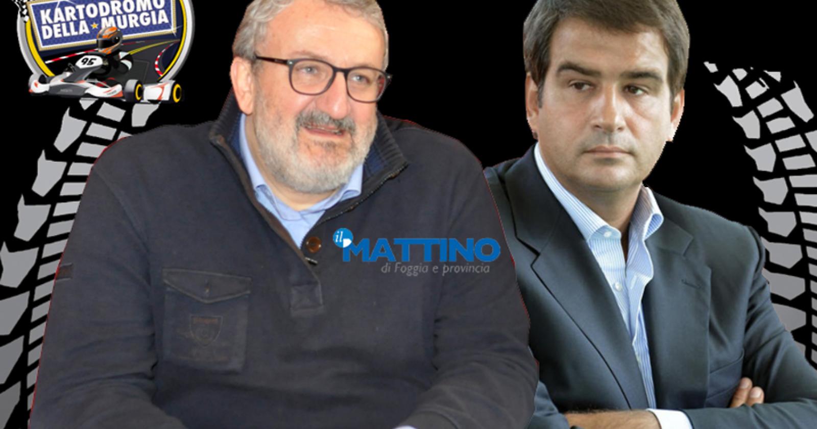 Emiliano e Fitto si sfidano al kartodromo delle Murge