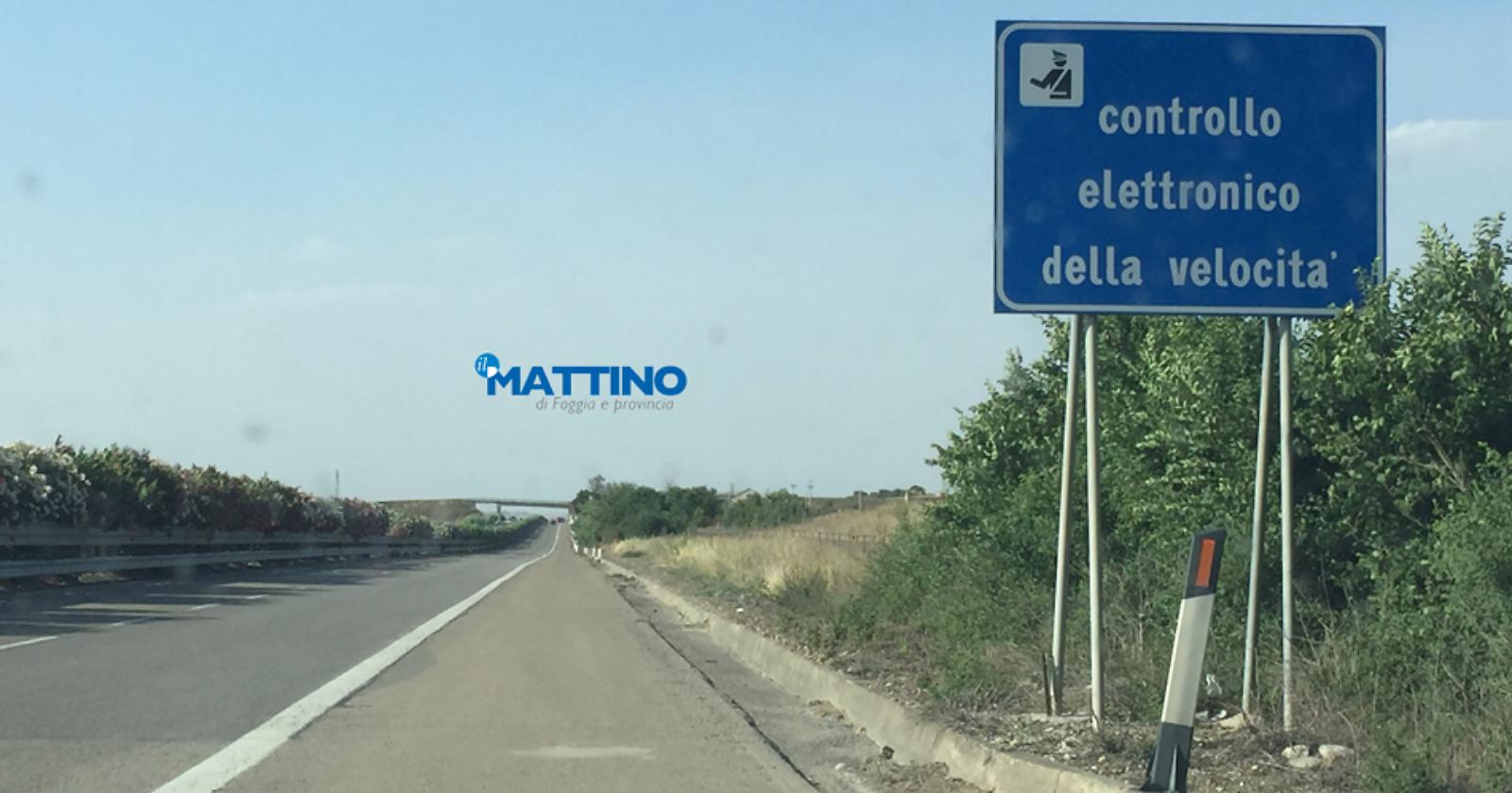 Da questa notte scatta la trappola dell'Autovelox di Ascoli Satriano sulla Foggia-Candela