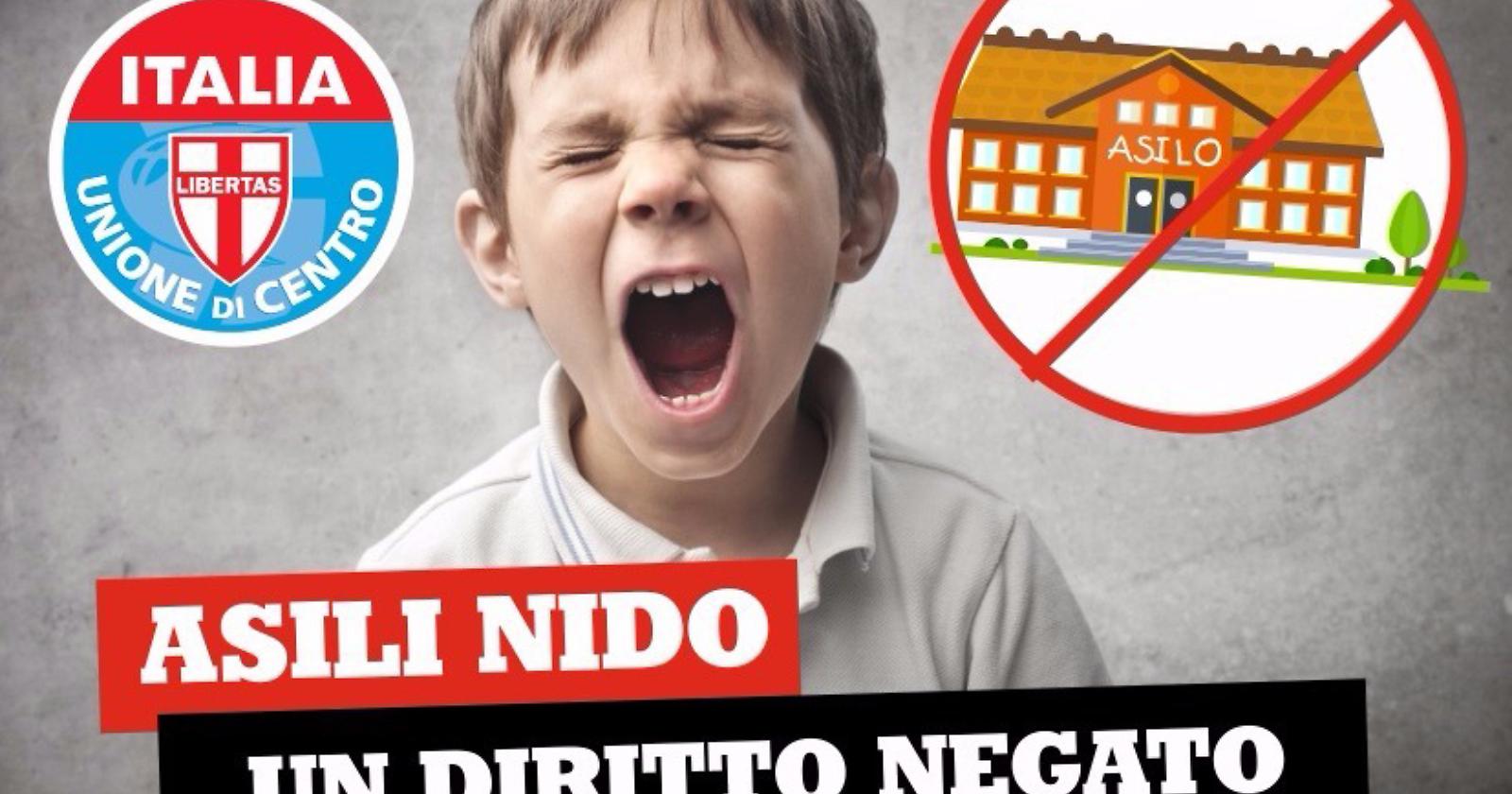 Foggia, l'Udc in piazza contro i tagli del Comune agli asili nido