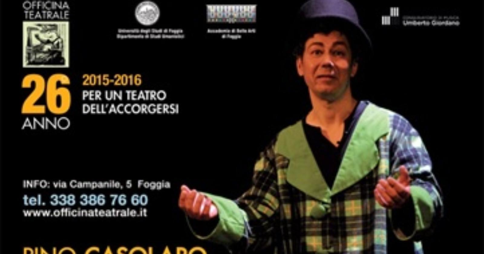 Officina Teatrale: al via il 26° laboratorio per attori