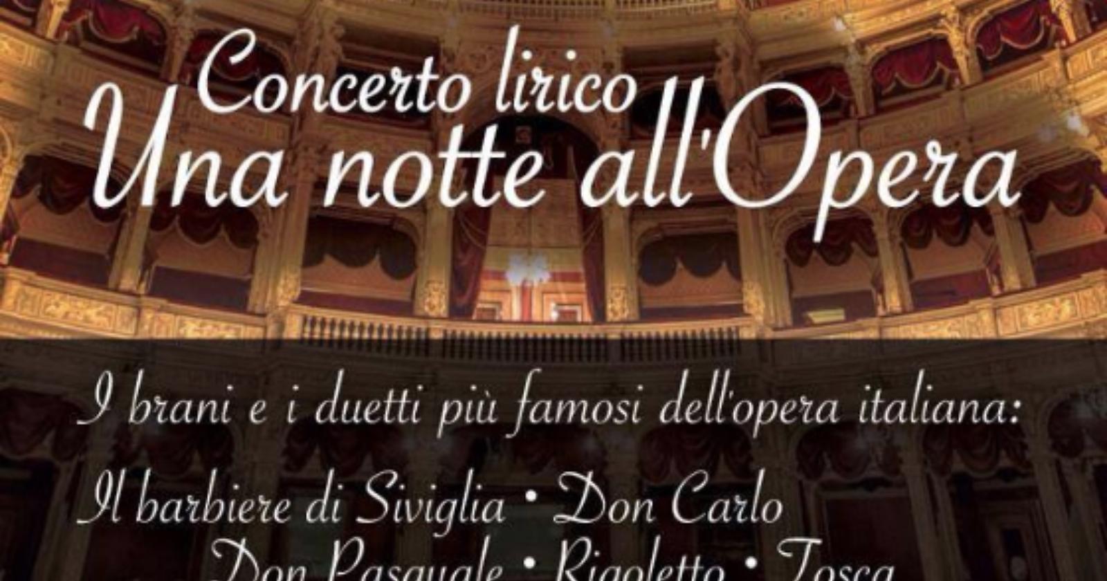 Troia, una notte all'opera