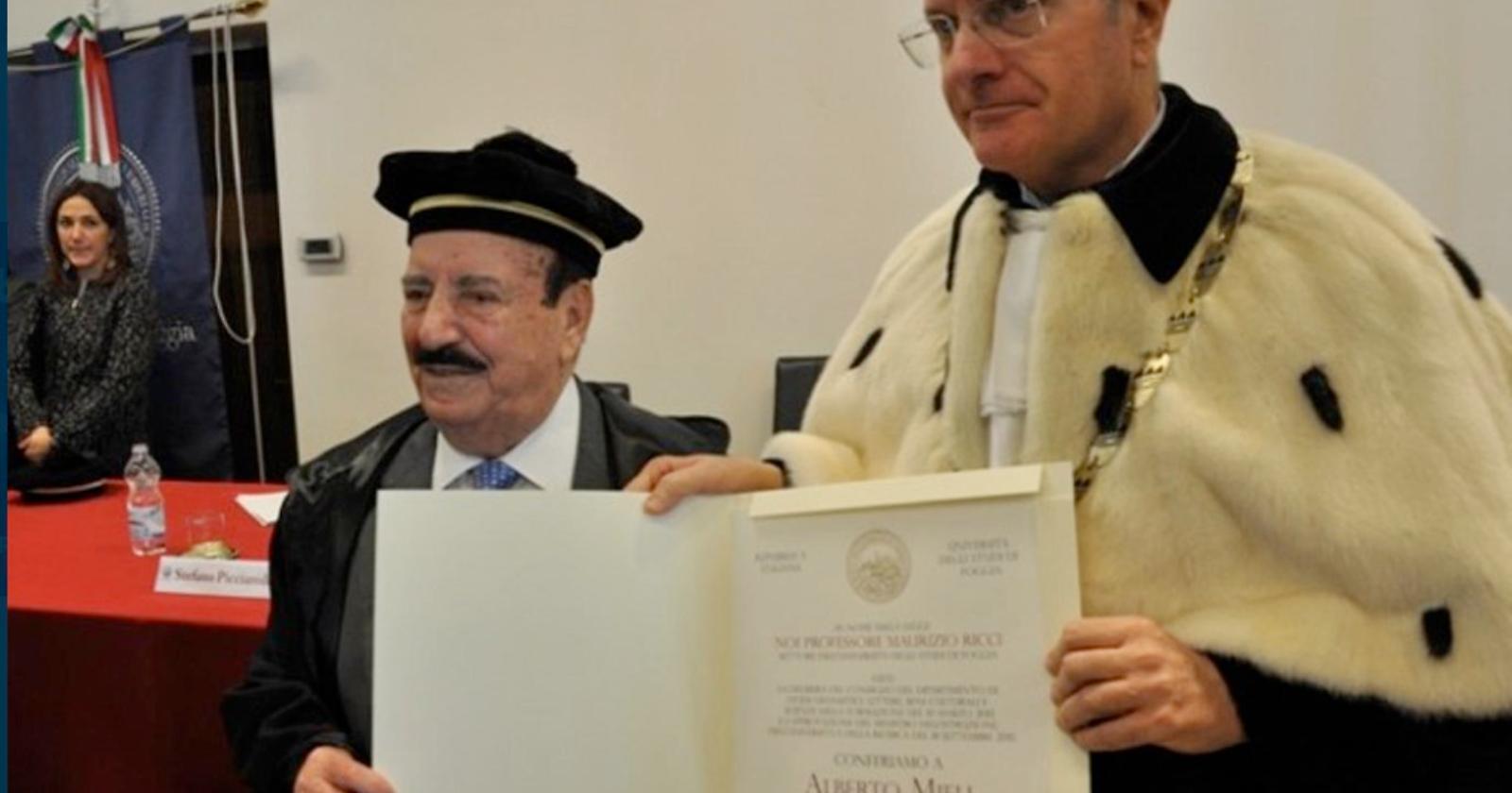 “Giornata della memoria”: il ricordo dell'Università di Foggia alla bellissima “lezione di Alberto”