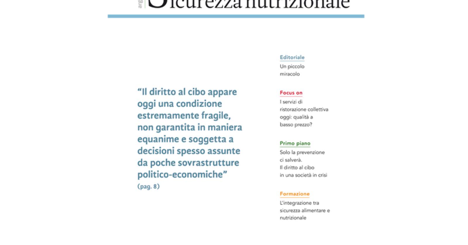 Sicurezza Alimentare e Nutrizionale