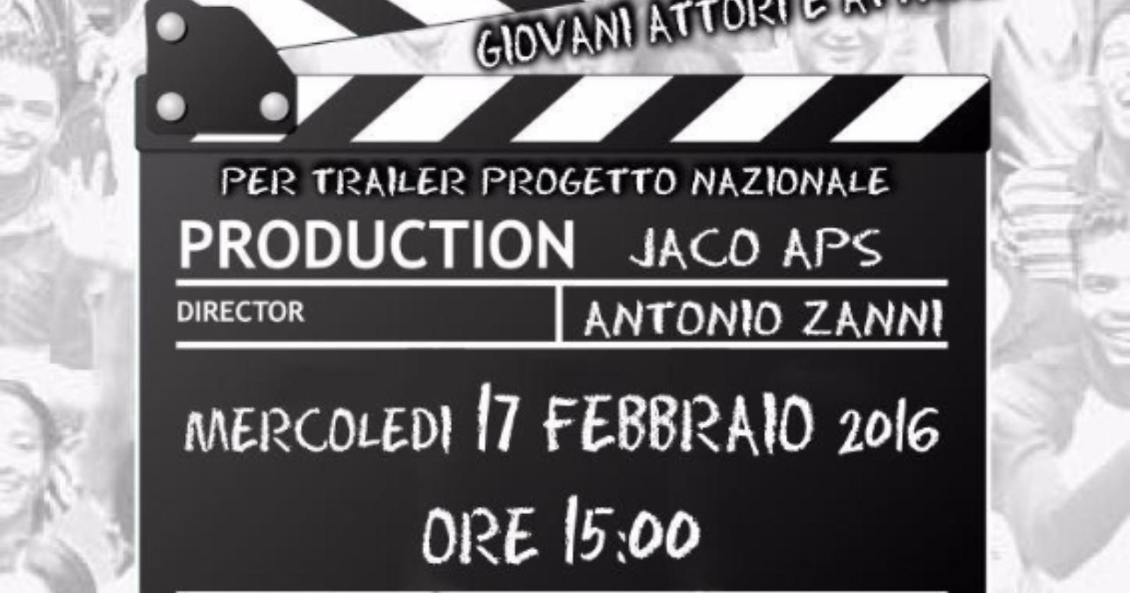 Casting per uno spot inerente al progetto nazionale "La Pietra Scartata"