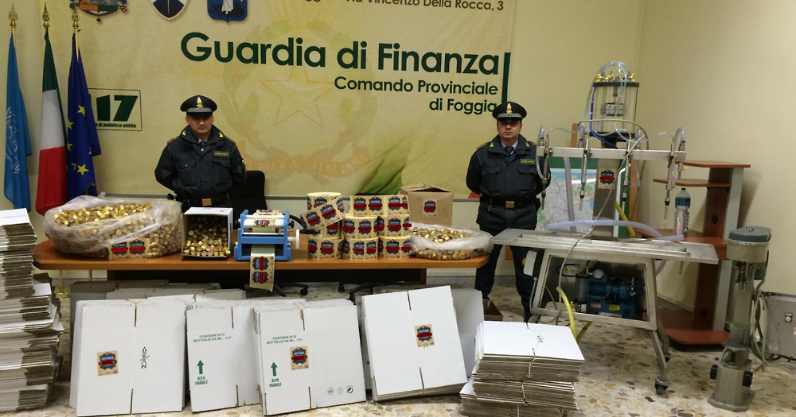 I Finanzieri non "la bevono": sequestrati  12.400 litri di alcool di contrabbando