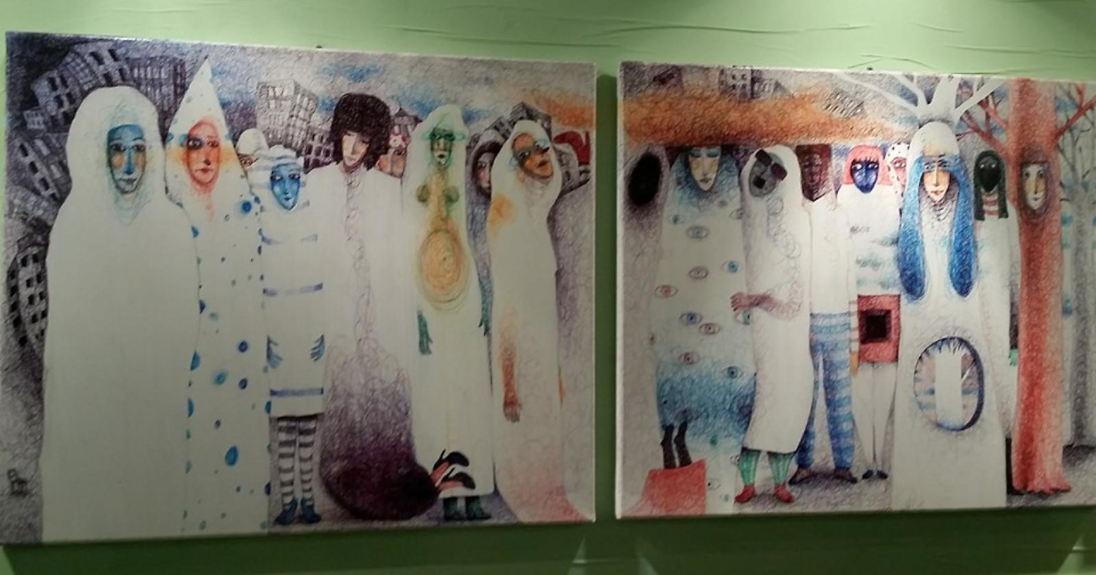 Finissage della mostra di Keziat con due jazzisti di fama internazionale