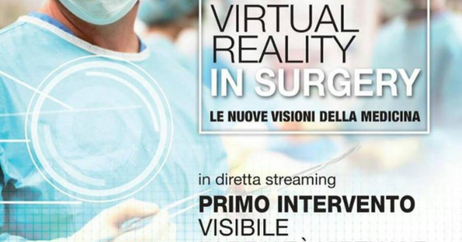 A Foggia la prima diretta streaming di un intervento visibile in realtà virtuale