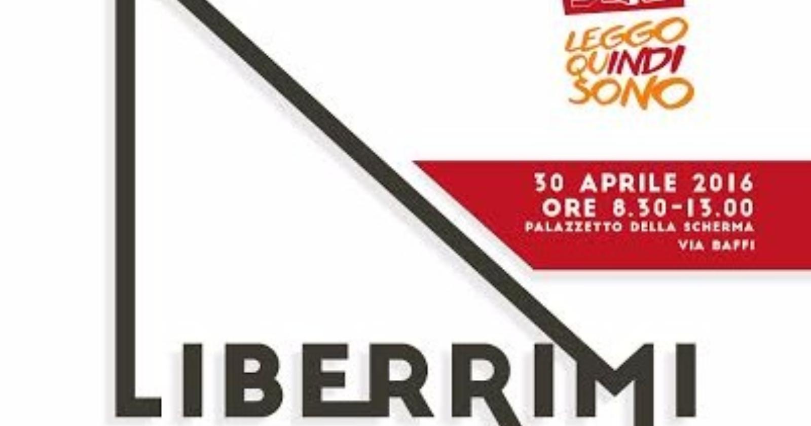 Ecco Liberrimi, “Festa del libro per ragazzi che leggono”