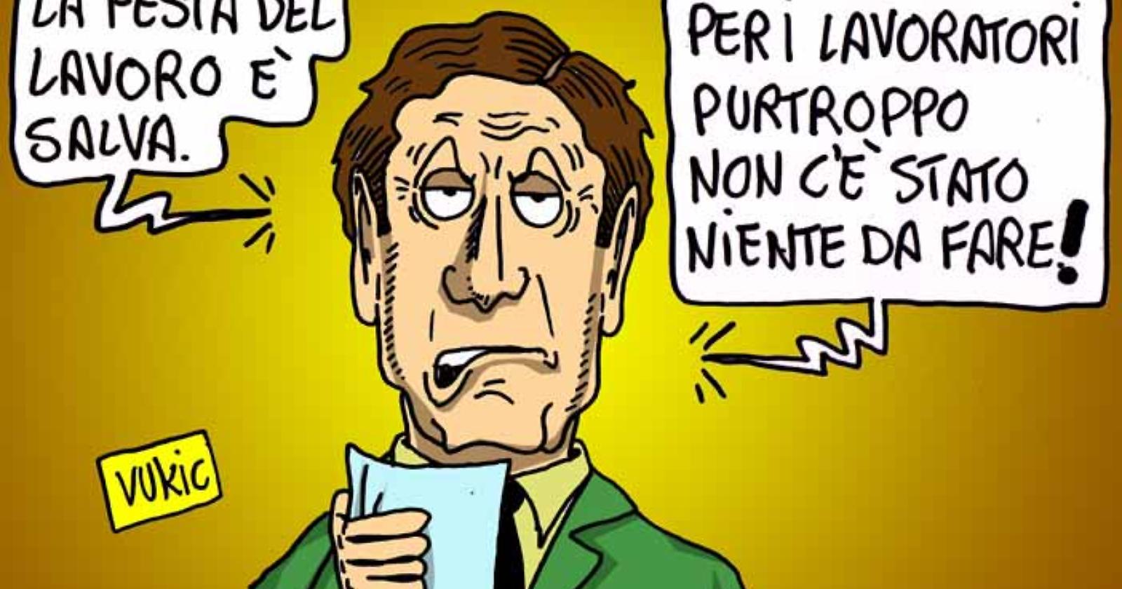 Primomaggio, ‏la festa del jobs act