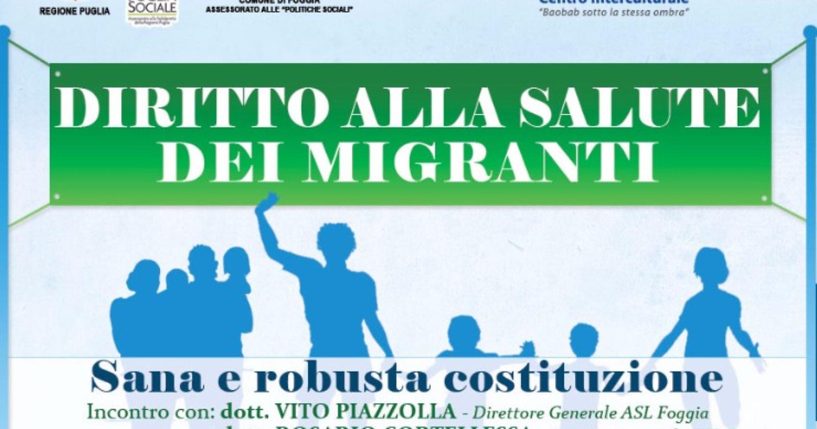 Migranti, diritto alla salute è di tutti