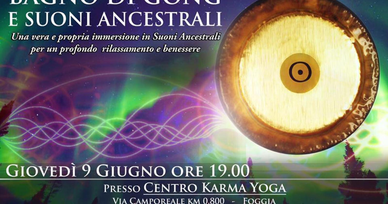Bagno di gong e suoni ancestrali. Evento Yoga a Foggia