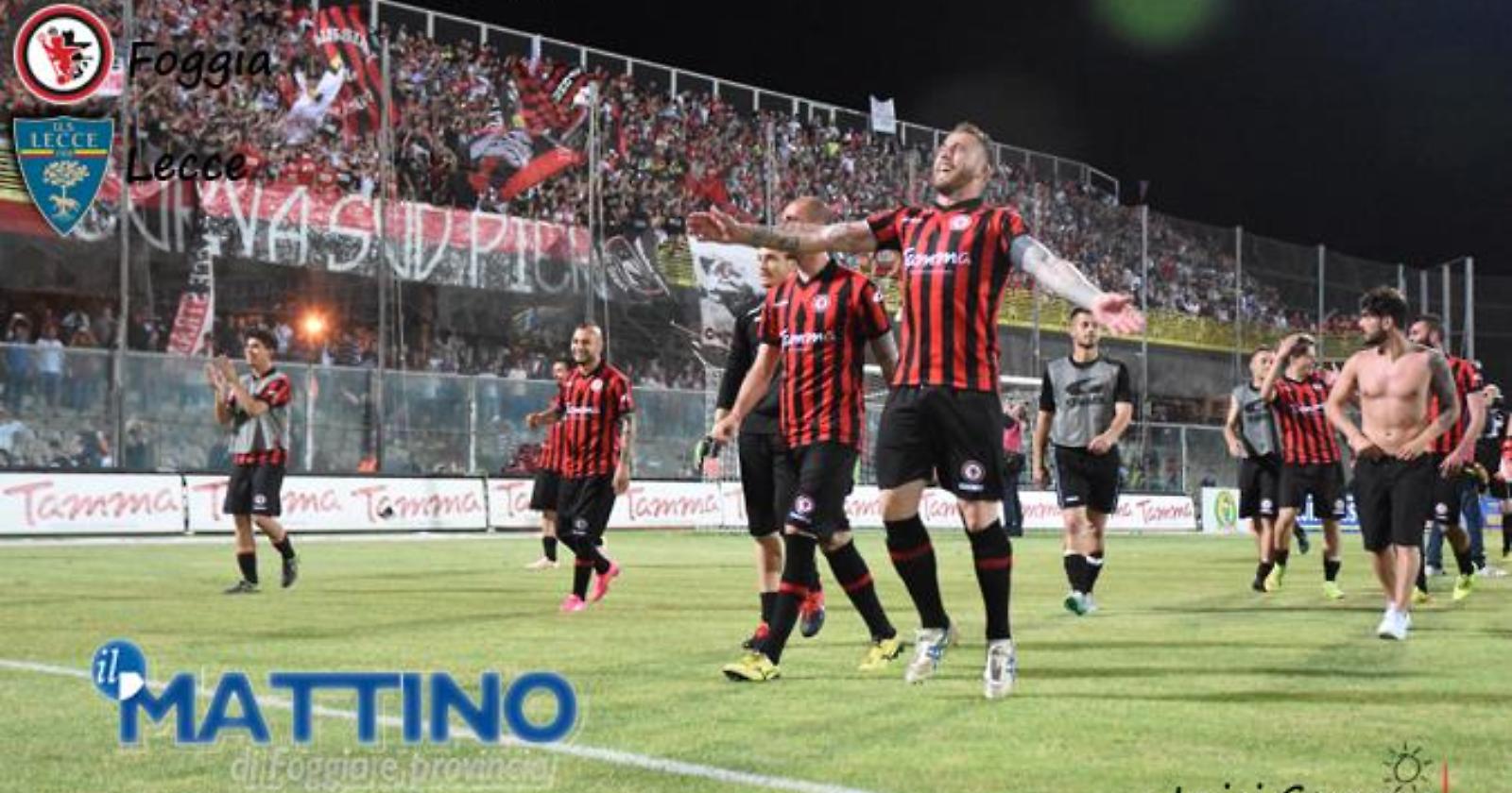 Il Foggia liquida il Lecce, Emiliano «Adesso tutta la Puglia con il Foggia» a Pisa