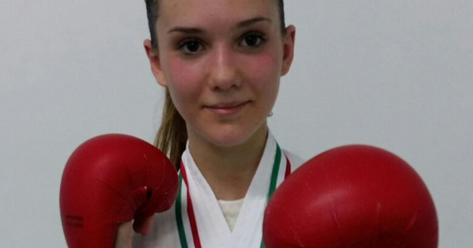 Karate, attenti a Federica: picchia duro e vale oro